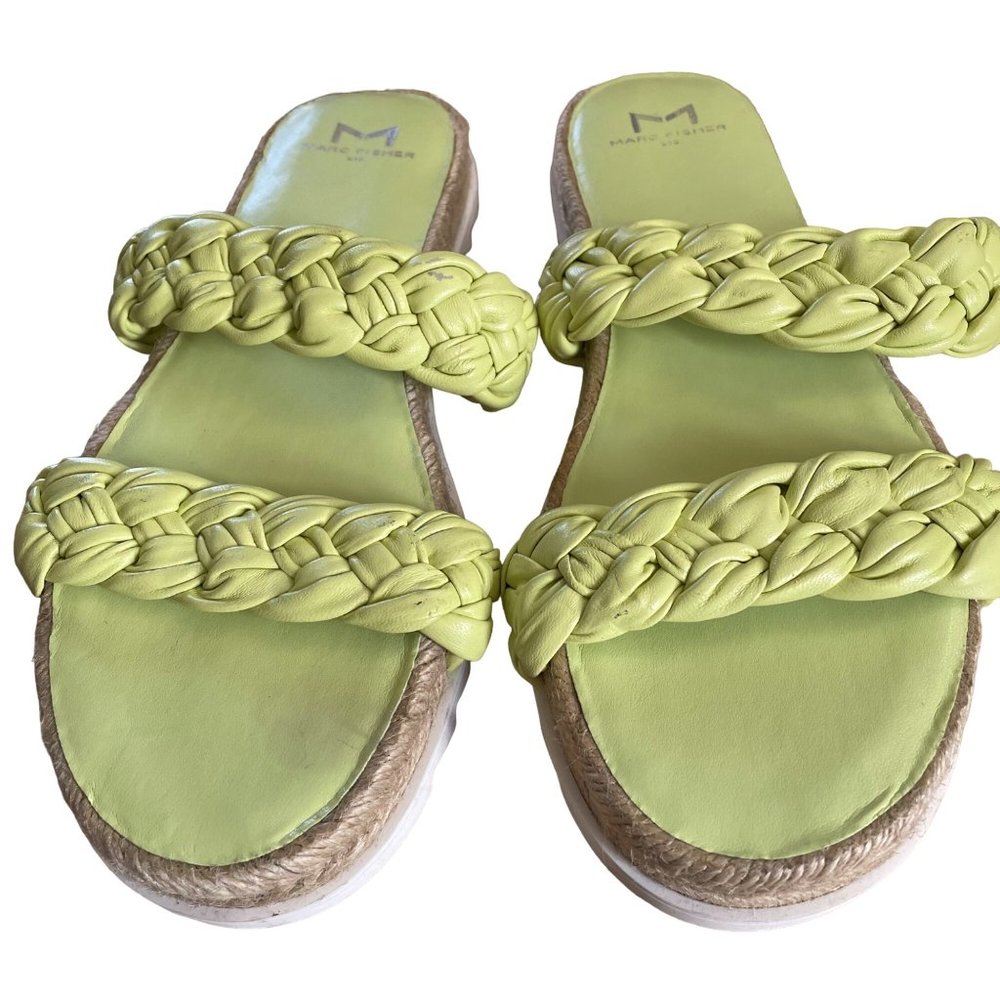 Marc Fisher Jaimee Braided Sandal Size 7 - image 2